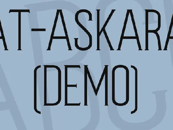 AT-Askara (demo) font