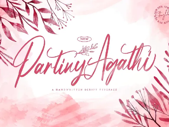 Partiny Agathi font