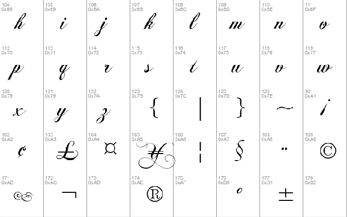 Flaemische Kanzleischrift font