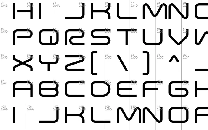 Amped font