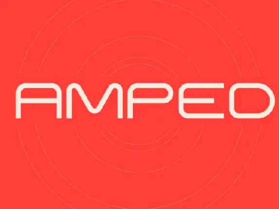 Amped font