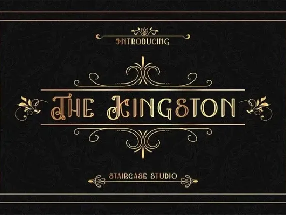 The Kingston Script font