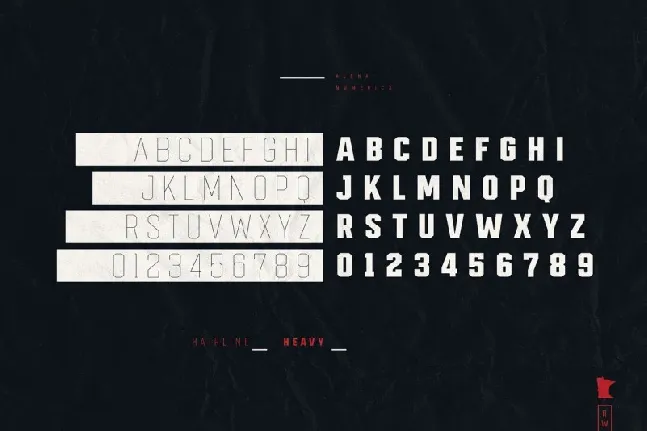 Redwing Display font