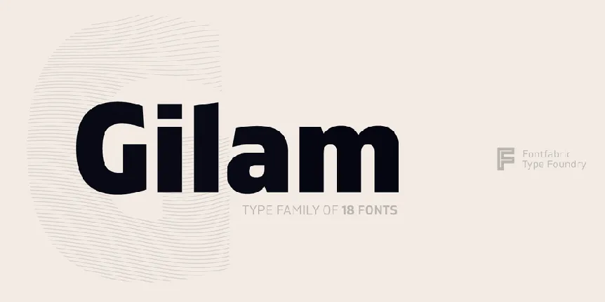 Gilam Family font