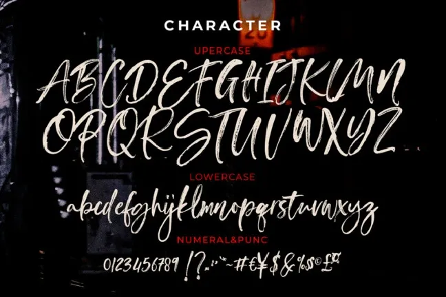 Madayuki Brush font