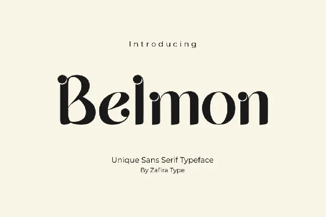 Belmon font