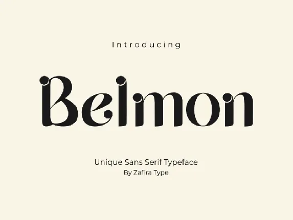 Belmon font