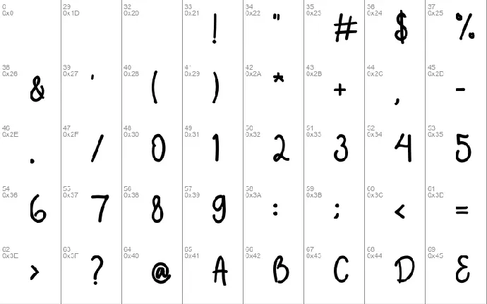 Enoltase font