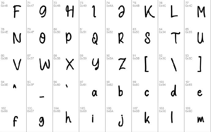 Enoltase font