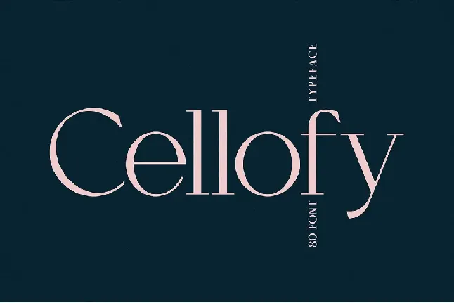 Cellofy font