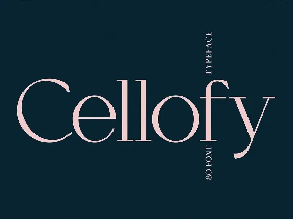 Cellofy font