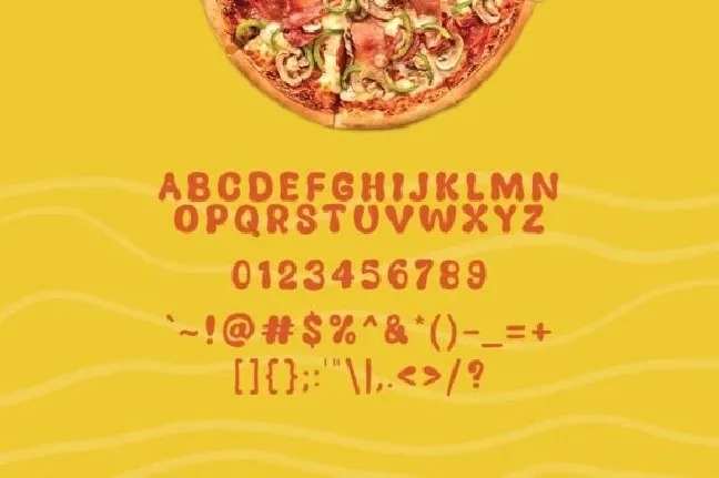 New Pizza font