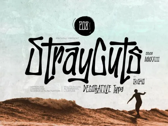 Stray Cuts font