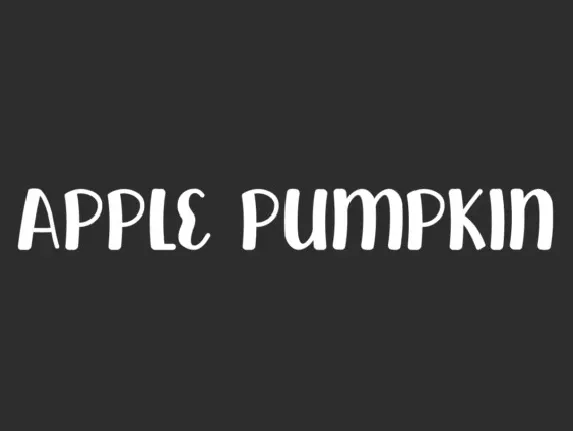 Apple Pumpkin font