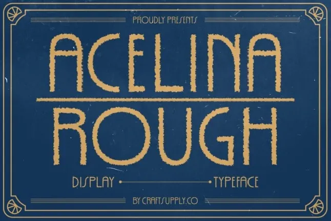 Acelina Rough font