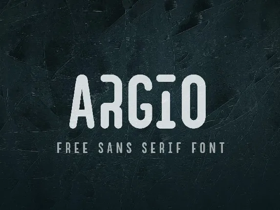 Argio Sans Serif font