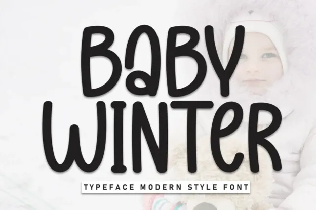 Baby Winter Display font