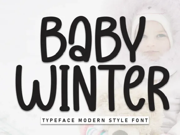 Baby Winter Display font