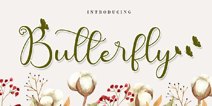 Cute Butterfly font