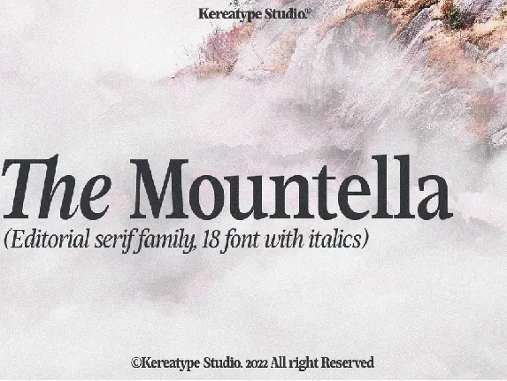 Mountella Trial font