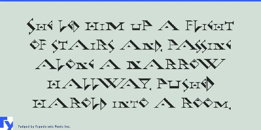 Fadgod font