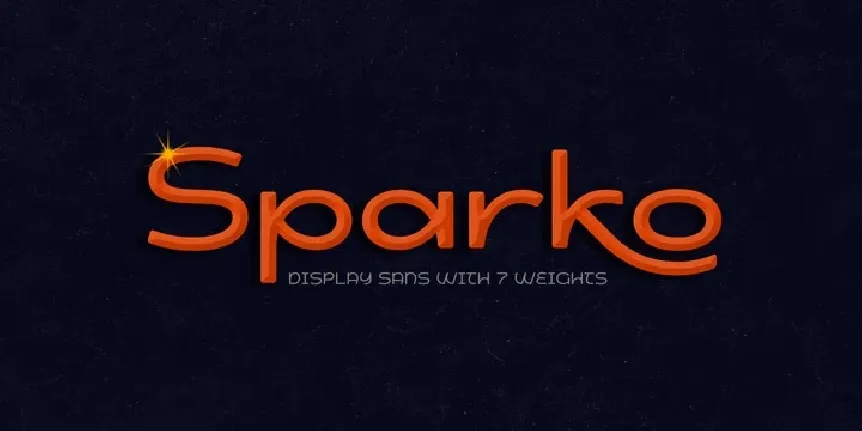 Sparko Family font