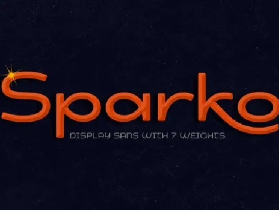 Sparko Family font