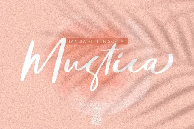 Mustica Script font