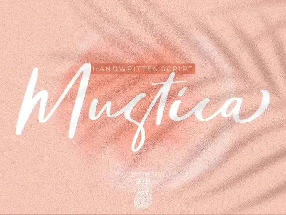 Mustica Script font