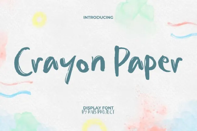 Crayon Paper font