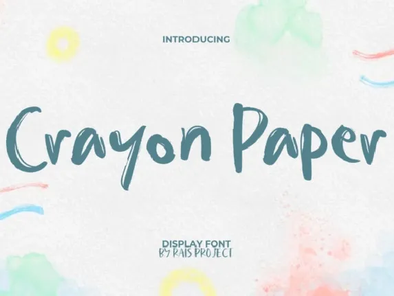 Crayon Paper font