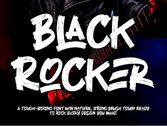 Black Rocker font