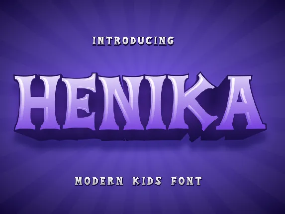 Henika font