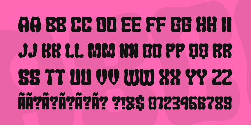 JMH Chicle font