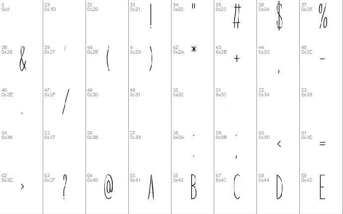 Supposition font