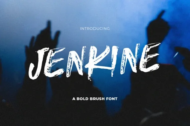 Jenkine Brush font