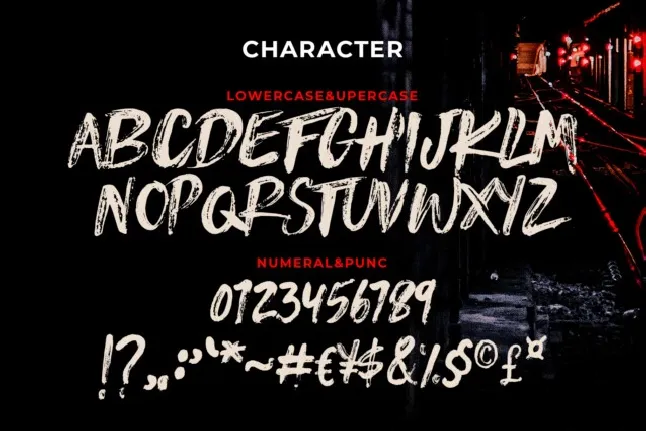 Jenkine Brush font