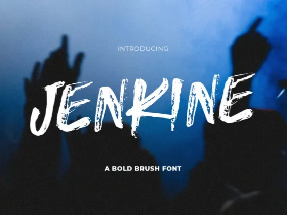 Jenkine Brush font