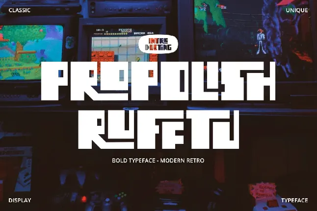 Propolish Rufftu font