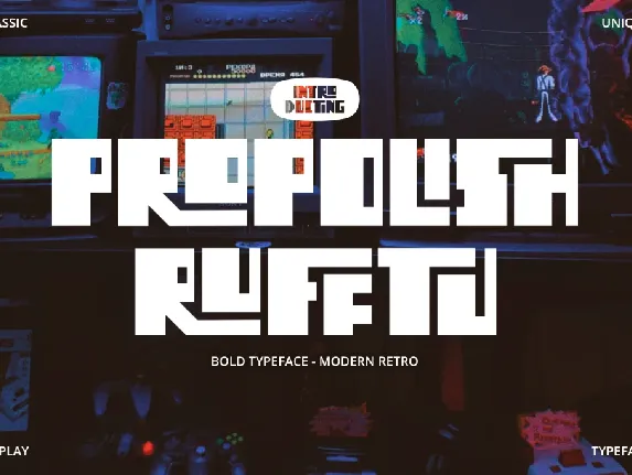 Propolish Rufftu font