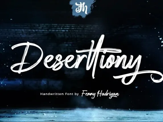 Deserttiony font