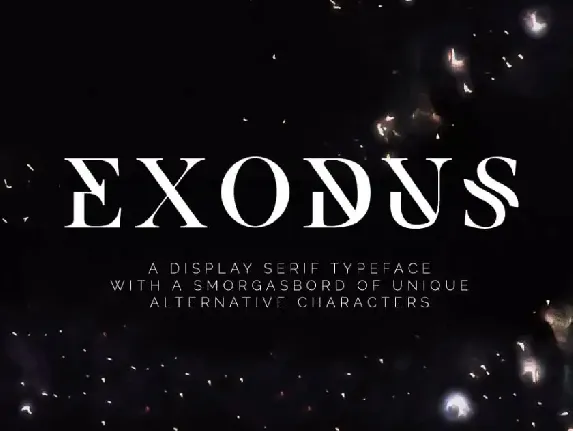 Exodus Free font