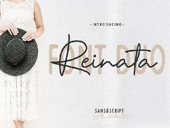 Reinata Script Free font