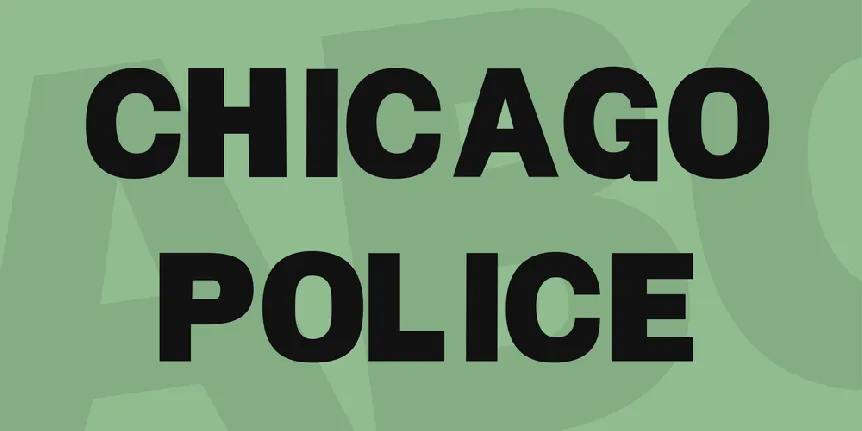 Chicago Police font