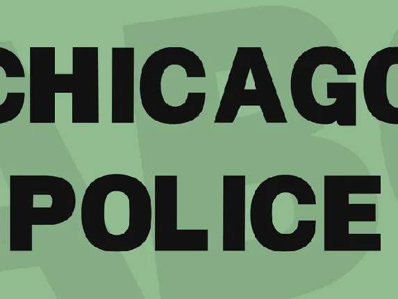 Chicago Police font