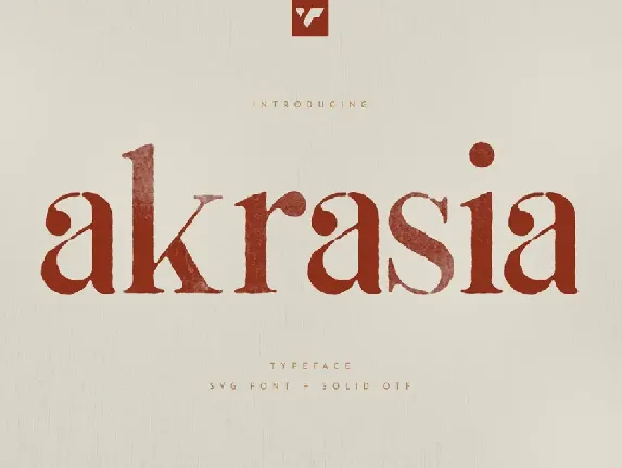 AkrasiaVP Demo font