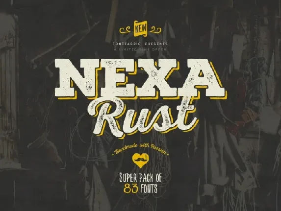 Nexa Rust Typeface Family font