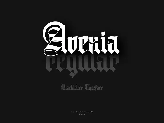 Avexia font