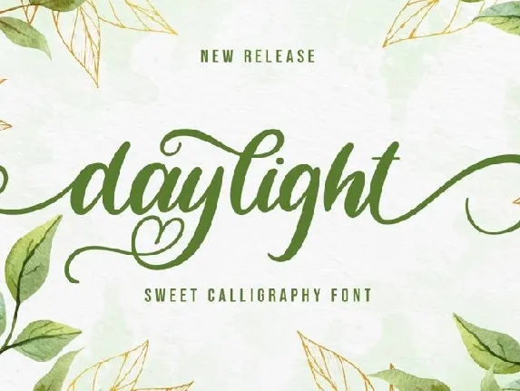 Daylight font