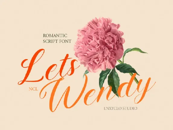 NCL Lets Wendy font